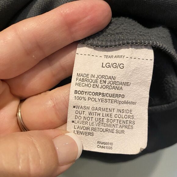 Under Armour Hoodie Men’s Large Grey Pullover 1/2 Zip Performance Fleece READ - Picture 10 of 13